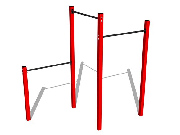 Street-Workout-Kombination WS8003RD - rot