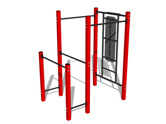 Street-Workout-Kombination WS8008RD - rot