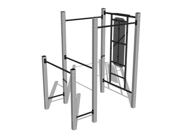 Street-Workout-Kombination WS8008SD - silber