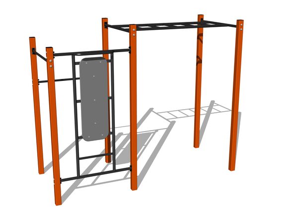 Street-Workout-Kombination WS8010OD - orange