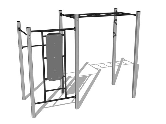 Street-Workout-Kombination WS8010SD - silber