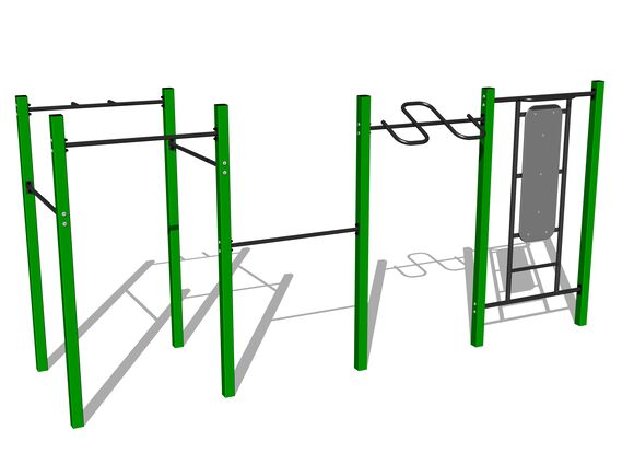 Street-Workout-Kombination WS8012GD - grün
