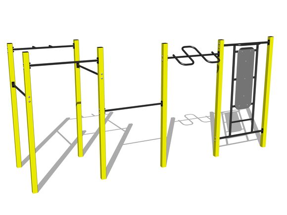 Street-Workout-Kombination WS8012YD - gelb