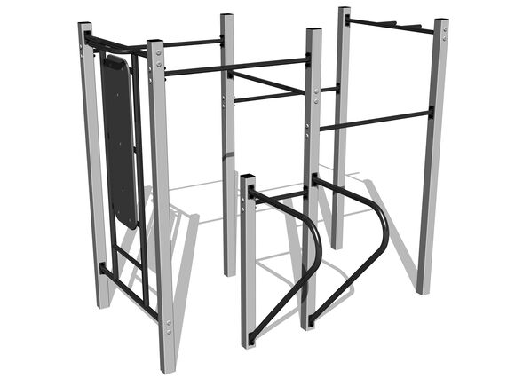 Street-Workout-Kombination WS8013SD - silber