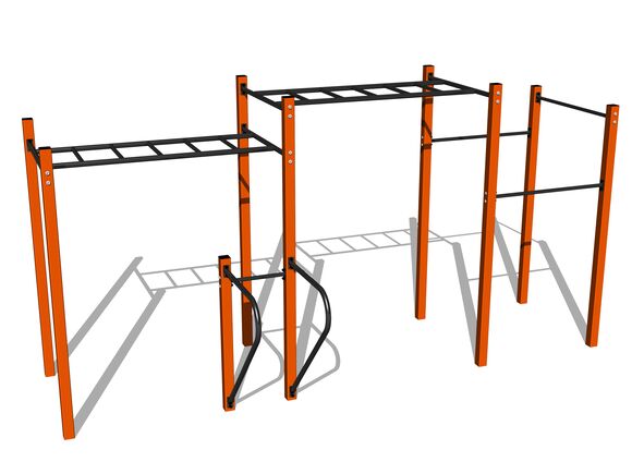 Street-Workout-Kombination WS8015OD - orange