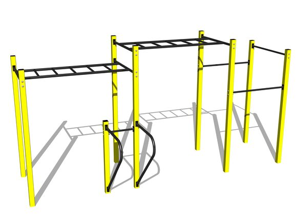 Street-Workout-Kombination WS8015YD - gelb