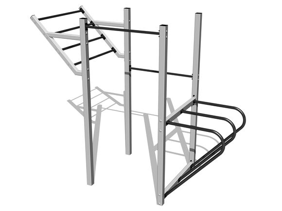 Street-Workout-Kombination WS8017SD - silber