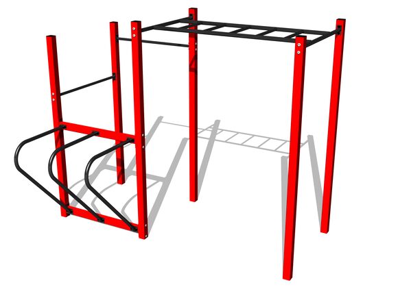 Street-Workout-Kombination WS8018RD - rot