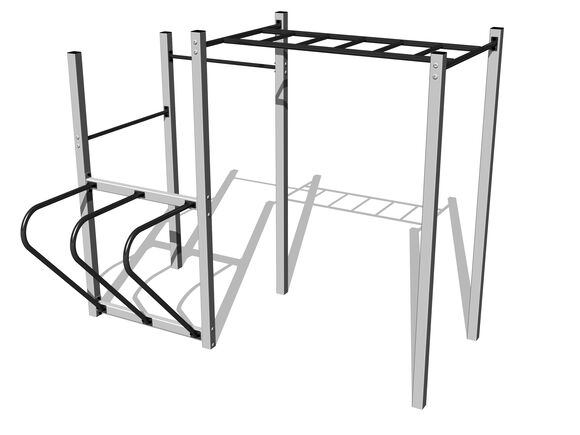 Street-Workout-Kombination WS8018SD - silber