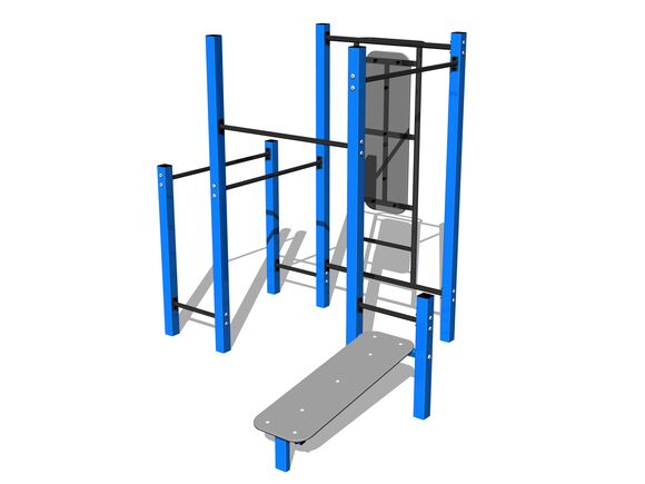 Street-Workout-Kombination WS8019BD - blau