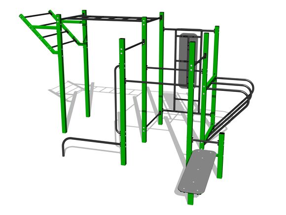 Street-Workout-Kombination WS8020GD - grün