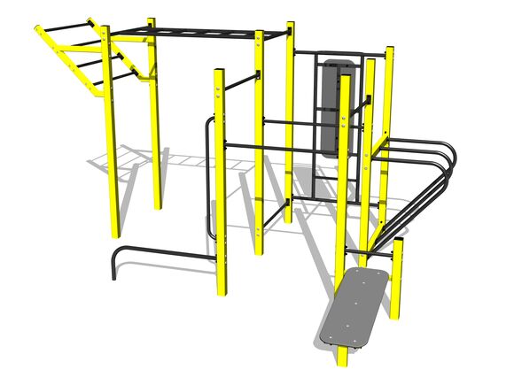 Street-Workout-Kombination WS8020YD - gelb