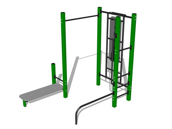 Street-Workout-Kombination WS8021GD - Grün