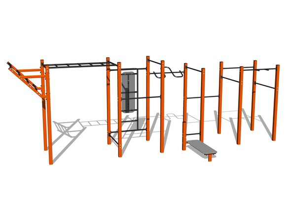 Street-Workout-Kombination WS8022OD - orange