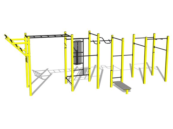 Street-Workout-Kombination WS8022YD - gelb