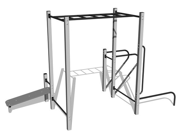 Street-Workout-Kombination WS8024SD - silber