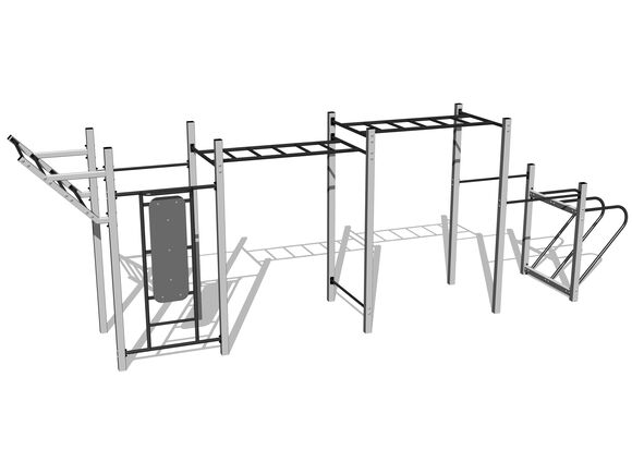 Street-Workout-Kombination WS8025SD - silber