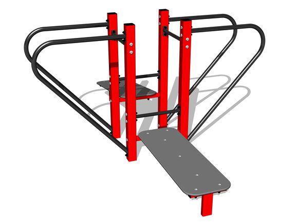 Street-Workout-Kombination WS8027RD - rot