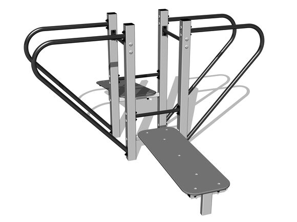 Street-Workout-Kombination WS8027SD - silber