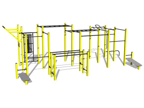 Street-Workout-Kombination WS8030YD - gelb