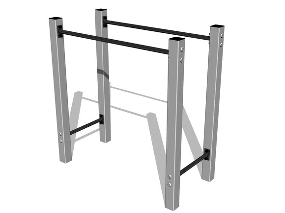 Street workout element WP8002SD - silber