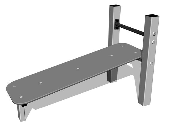 Street-Workout-Element WP8006SD - silber