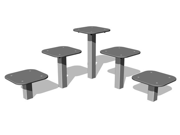 Street-Workout-Element WP8007SD - silber