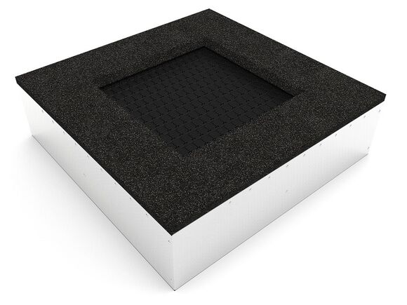 Inground-Trampolin TRA-C140-DZ - schwarz