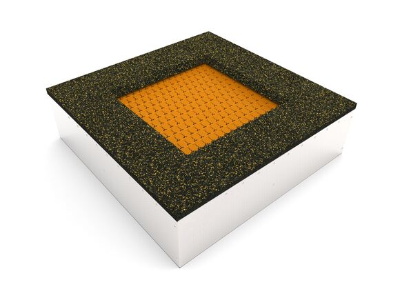 Inground-Trampolin TR-C140-OZ - orange