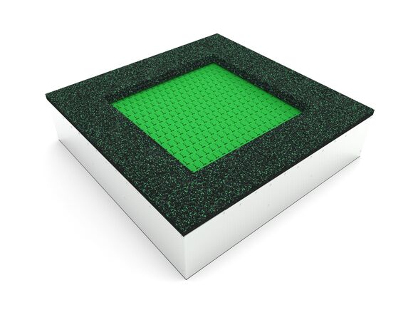 Inground-Trampolin TR-C160-GZ - grün