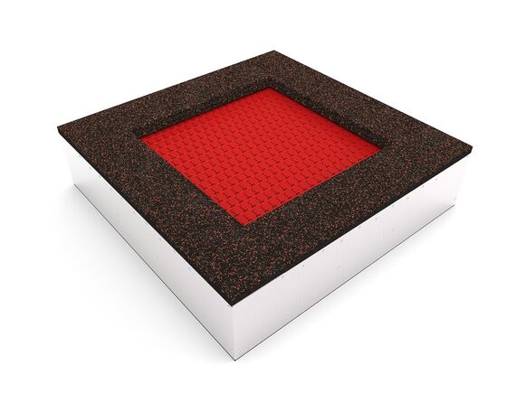 Inground-Trampolin TR-C160-RZ - rot