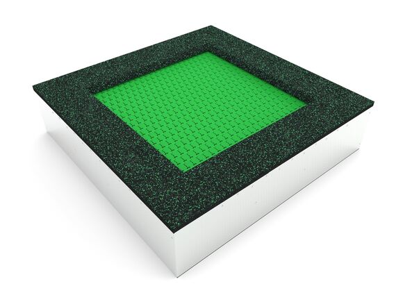 Inground-Trampolin TR-C180-GZ - grün