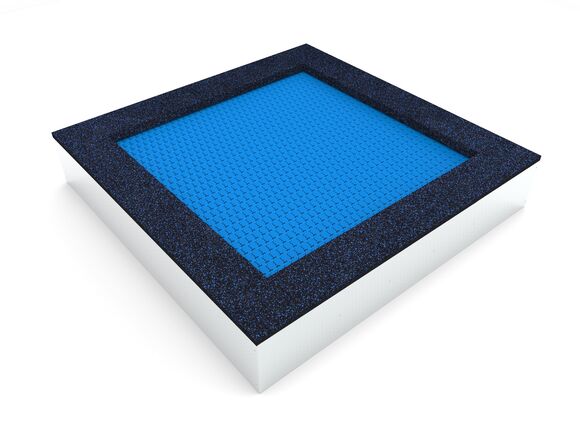 Inground-Trampolin TR-C240-BZ - blau
