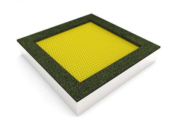 Inground-Trampolin TR-C240-YZ - gelb
