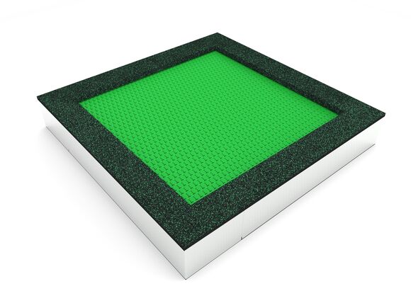 Inground-Trampolin TR-C240-GZ - grün
