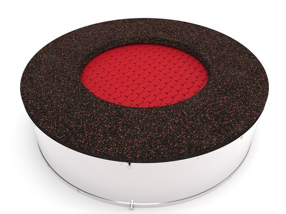 Inground-Trampolin TR-K145-RZ - rot