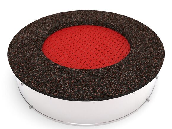 Inground-Trampolin TRA-K170-RZ - rot