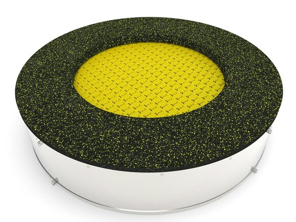 Inground-Trampolin TRA-K170-YZ - gelb