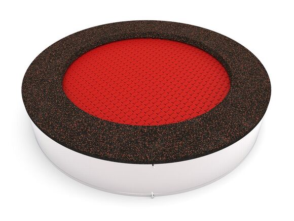 Inground-Trampolin TR-K220-RZ - rot