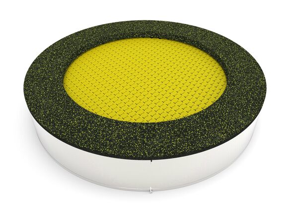Inground-Trampolin TR-K220-YZ - gelb