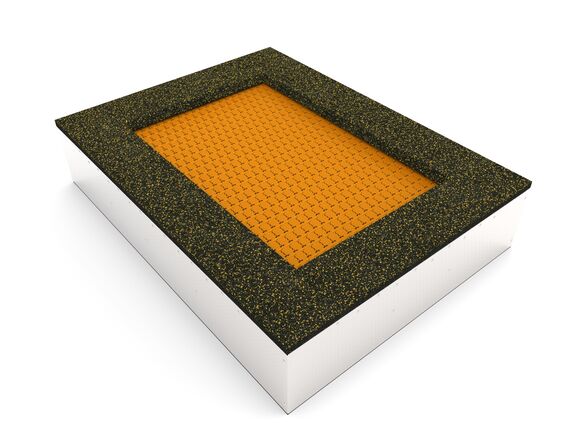 Inground-Trampolin TRA-O210-OZ - orange
