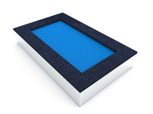 Inground-Trampolin TR-O270-BZ - blau