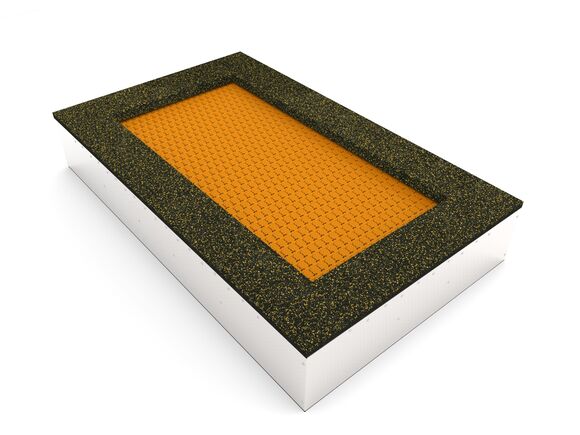 Inground-Trampolin TR-O270-OZ - orange