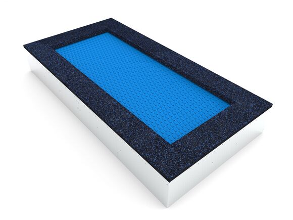 Inground-Trampolin TR-O320-BZ - blau