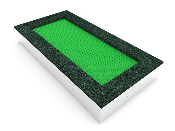 Inground-Trampolin TR-O320-GZ - grün