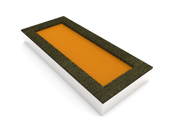Inground-Trampolin TR-O370-OZ - orange