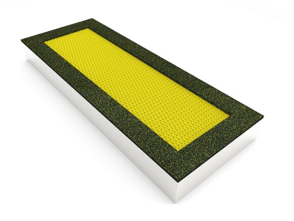 Inground-Trampolin TR-O420-YZ - gelb