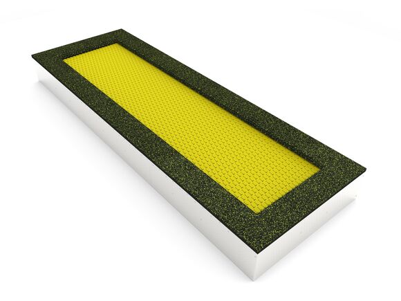 Inground-Trampolin TR-O470-YZ - gelb