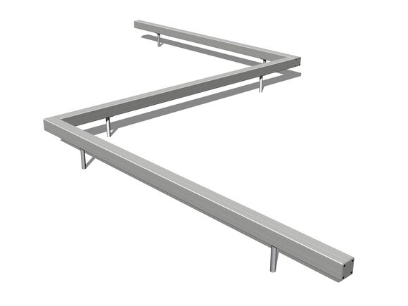 Dreifach-Balancierbalken KL301K - metall (f.h. 1 m)