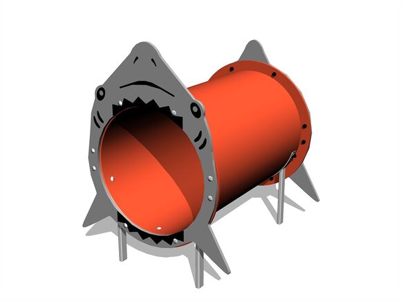 Haifisch MINI (UV Beständigkeit) TUP1003K - metall